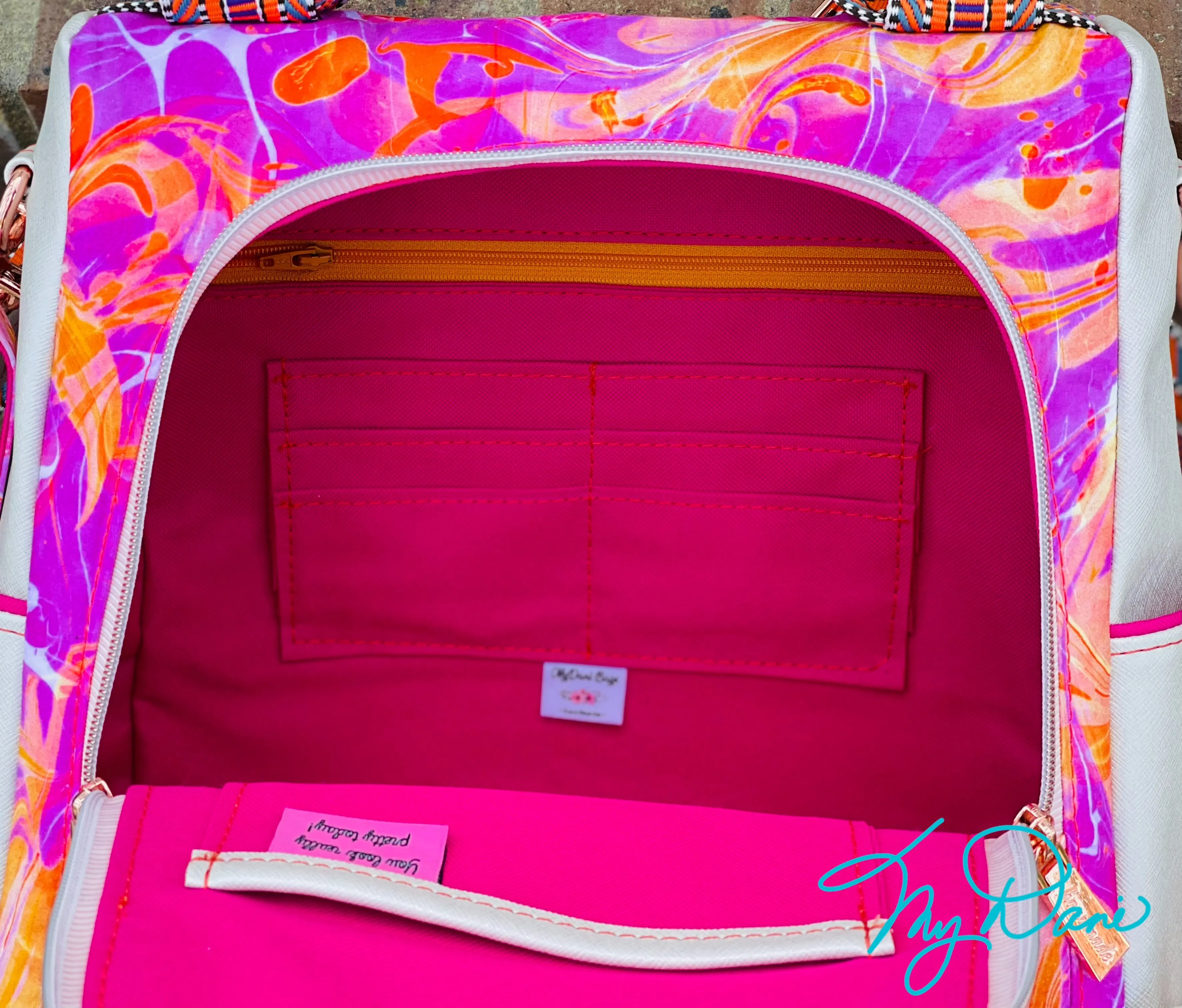 The Guardian Anti-Theft Backpack in Hot Pink Swirl