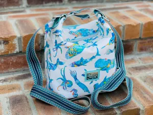 The Krystal Convertible Handbag in Sealife 1
