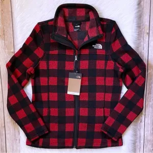 The North Face Women’s Buffalo Plaid Maggy Sweater Fleece Jacket