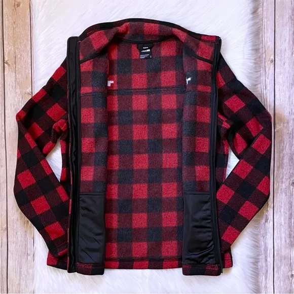 The North Face Women’s Buffalo Plaid Maggy Sweater Fleece Jacket