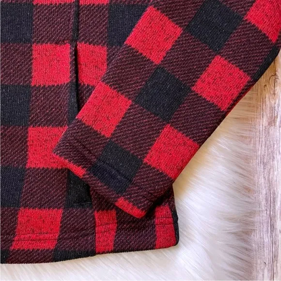 The North Face Women’s Buffalo Plaid Maggy Sweater Fleece Jacket