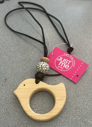 The Sister Label - Handcrafted Wood Bird & Beads