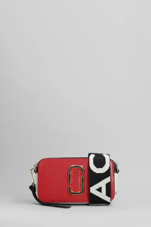 The snapshot Shoulder bag in red leather