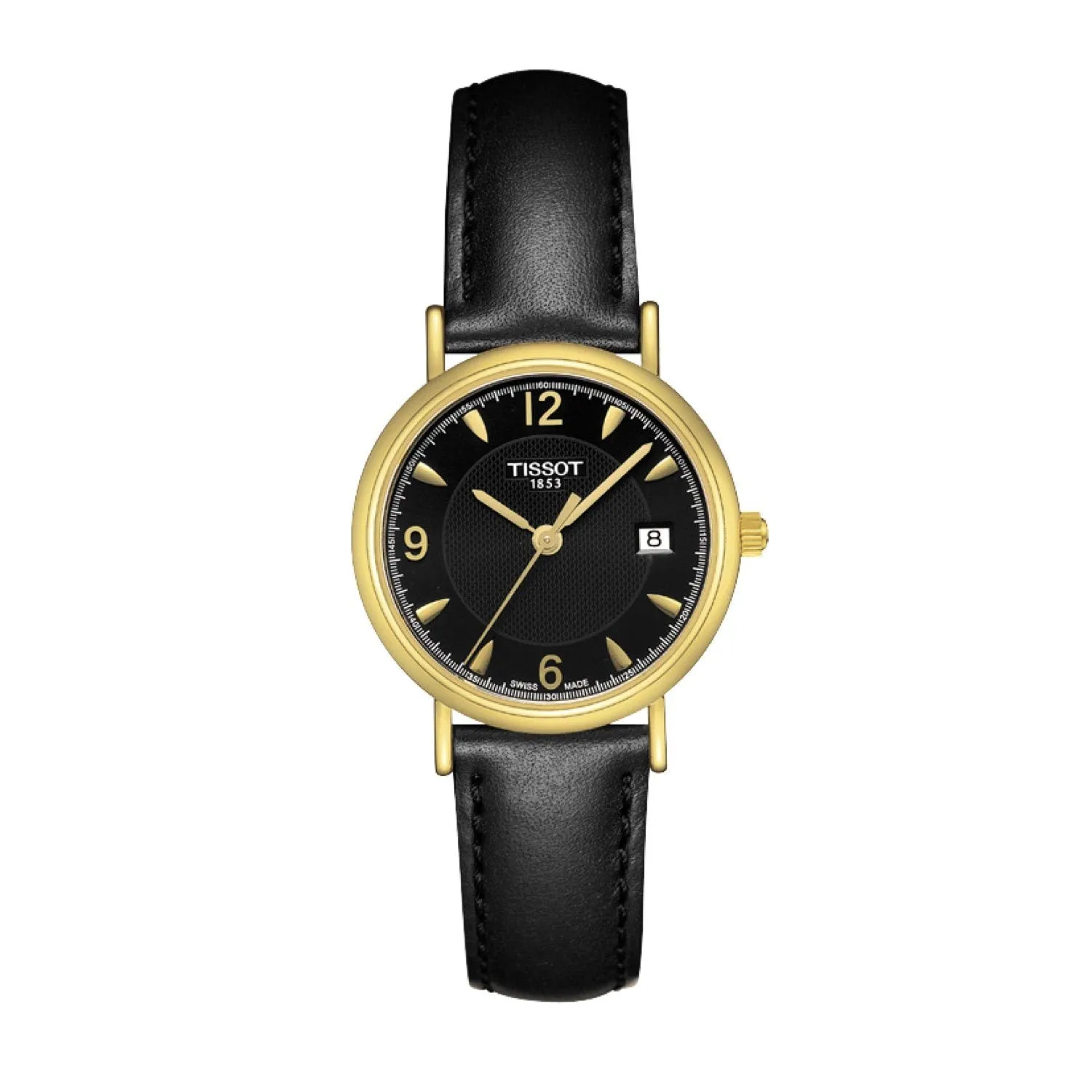 Tissot 13mm Oroville Black Leather Strap