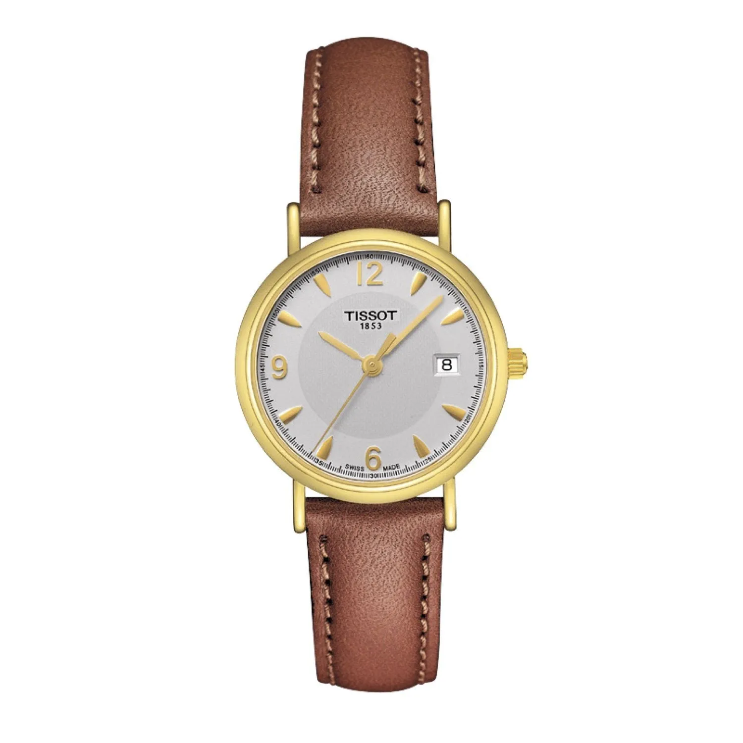 Tissot 13mm Oroville Brown Leather Strap