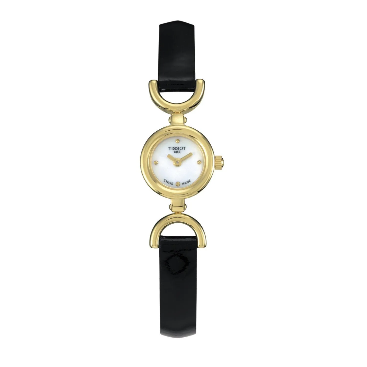 Tissot 8mm Pettit Black Leather Strap