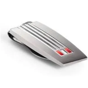 Tonino Lamborghini  Primo Corsa Stainless Steel  Money Clip NIB