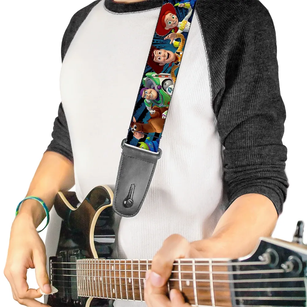 Toy Story Characters Guitar Strap By Buckle Down