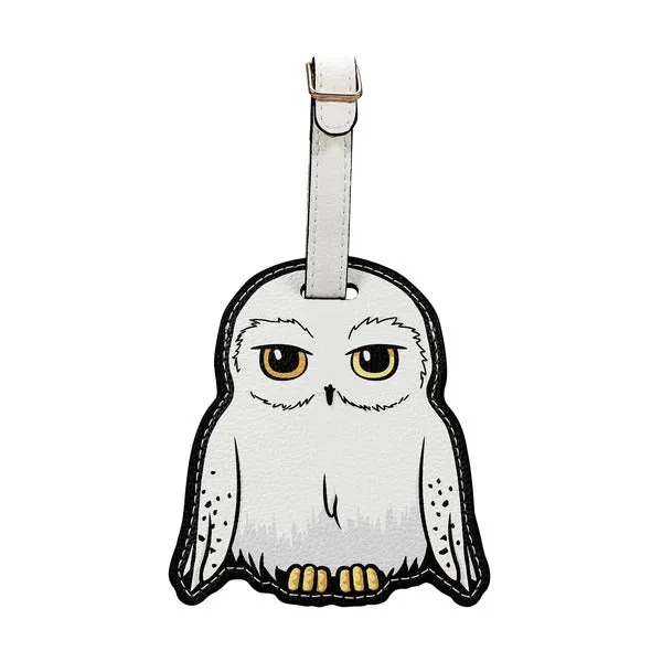 Travelmall Official Licensed Harry Potter PU Leather Luggage Tag - Hedwig