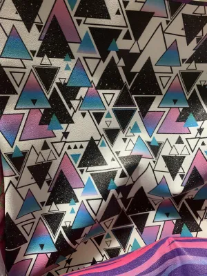 Triangles - Faux Leather