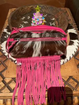 Trinity Ranch cowhide BELT BAG