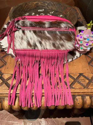 Trinity Ranch cowhide BELT BAG