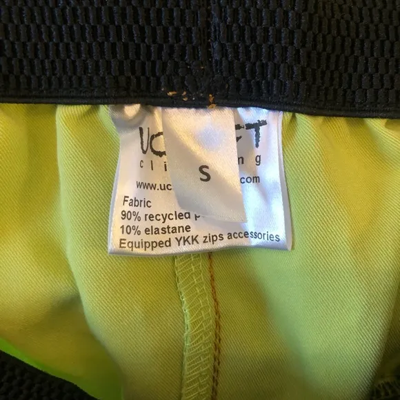 Ucraft Lime Green Climbing Shorts size Small