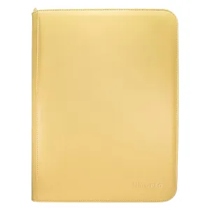 ULTRA PRO Binder - Vivid 9-Pocket Zippered Pro-Binder: Yellow