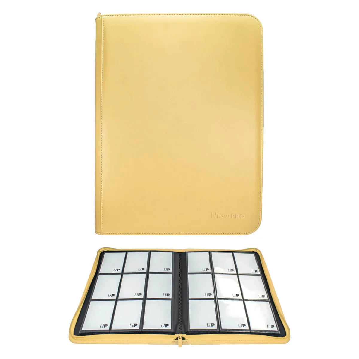 ULTRA PRO Binder - Vivid 9-Pocket Zippered Pro-Binder: Yellow