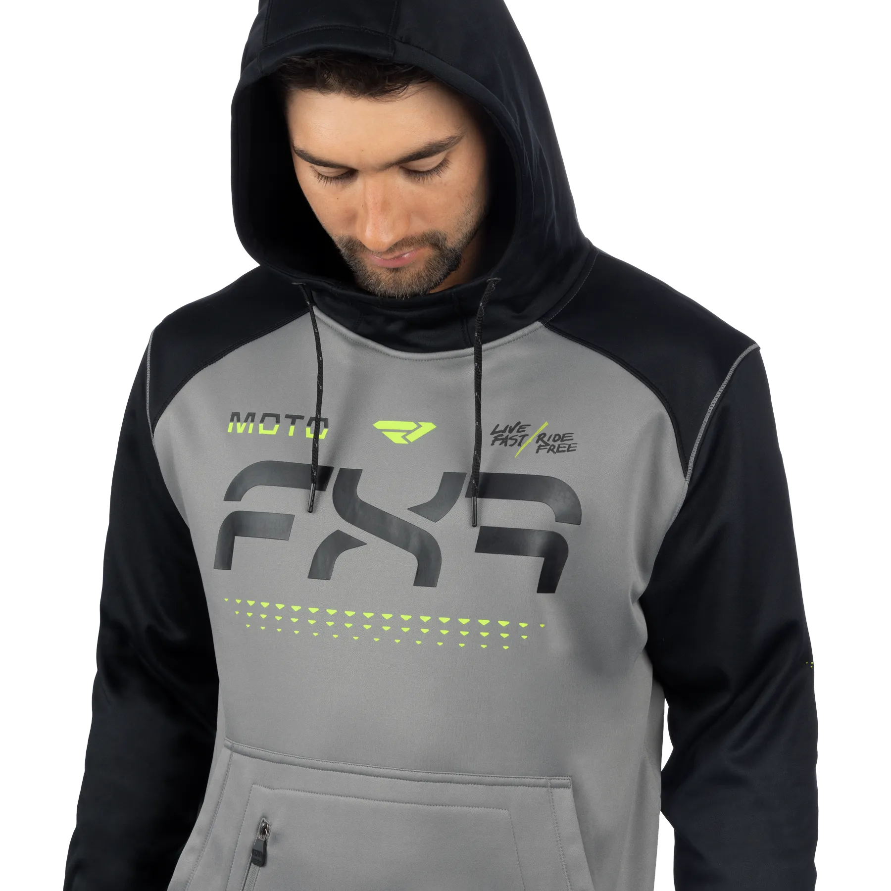 Unisex Moto Tech Pullover Hoodie