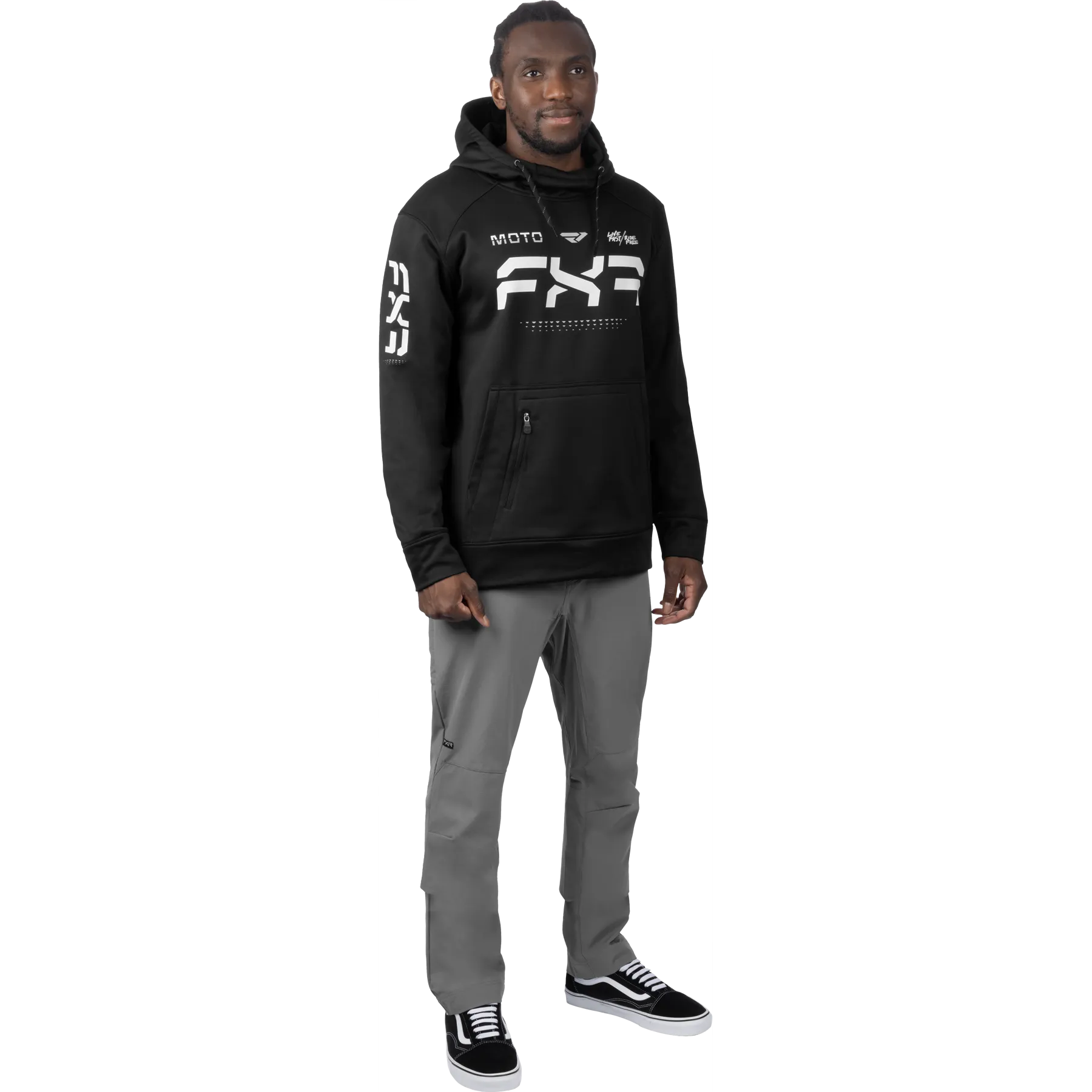 Unisex Moto Tech Pullover Hoodie