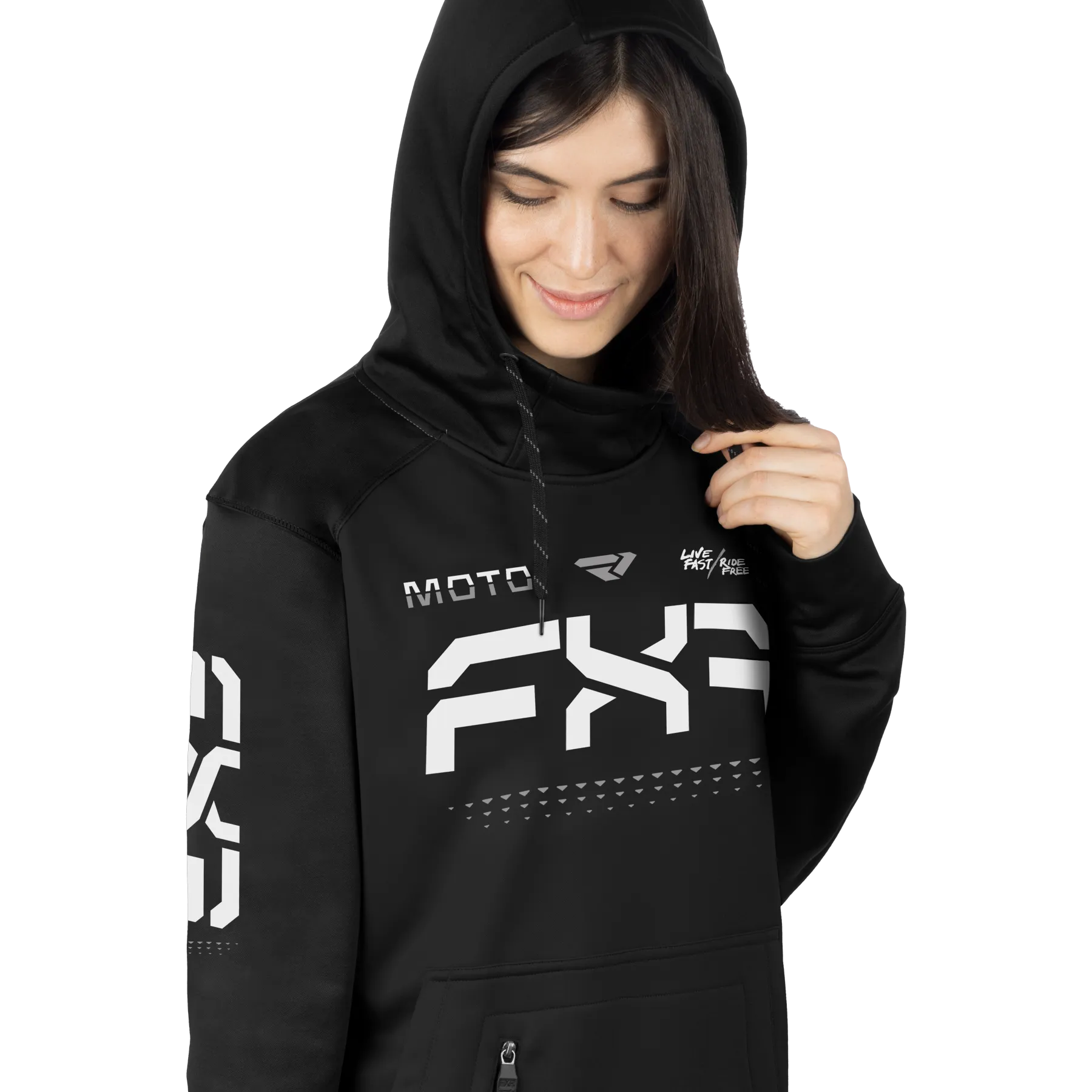 Unisex Moto Tech Pullover Hoodie