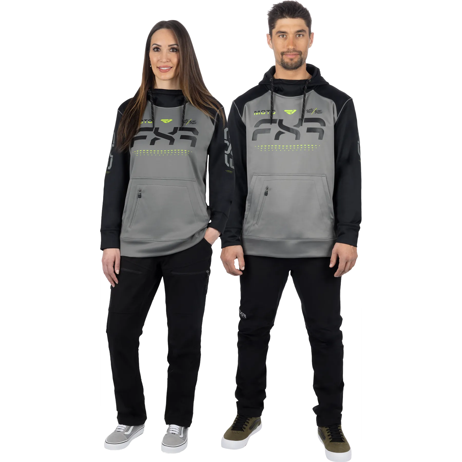 Unisex Moto Tech Pullover Hoodie