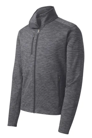 Unisex Stripe Fleece Jacket- Dayton VAMC25