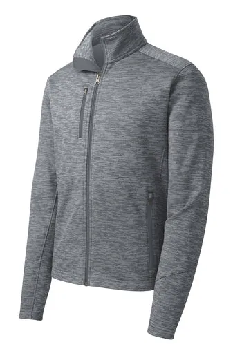 Unisex Stripe Fleece Jacket- Dayton VAMC25
