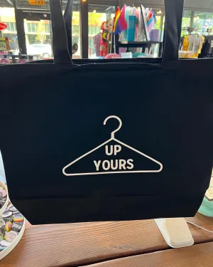 Up Yours Roe v. Wade Pro-Choice Tote Canvas Bag