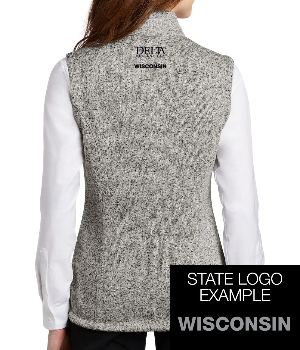 USCCA Ladies Port Authority ® Sweater Fleece Vest