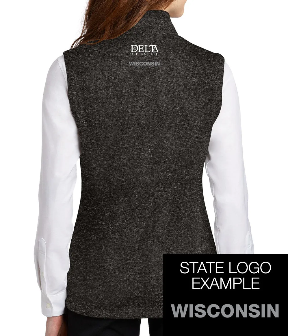 USCCA Ladies Port Authority ® Sweater Fleece Vest