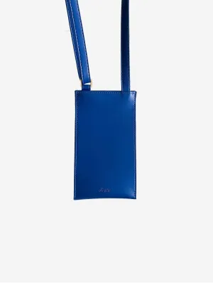 Vanilla Vegan Apple Leather Pouch | Royal Blue