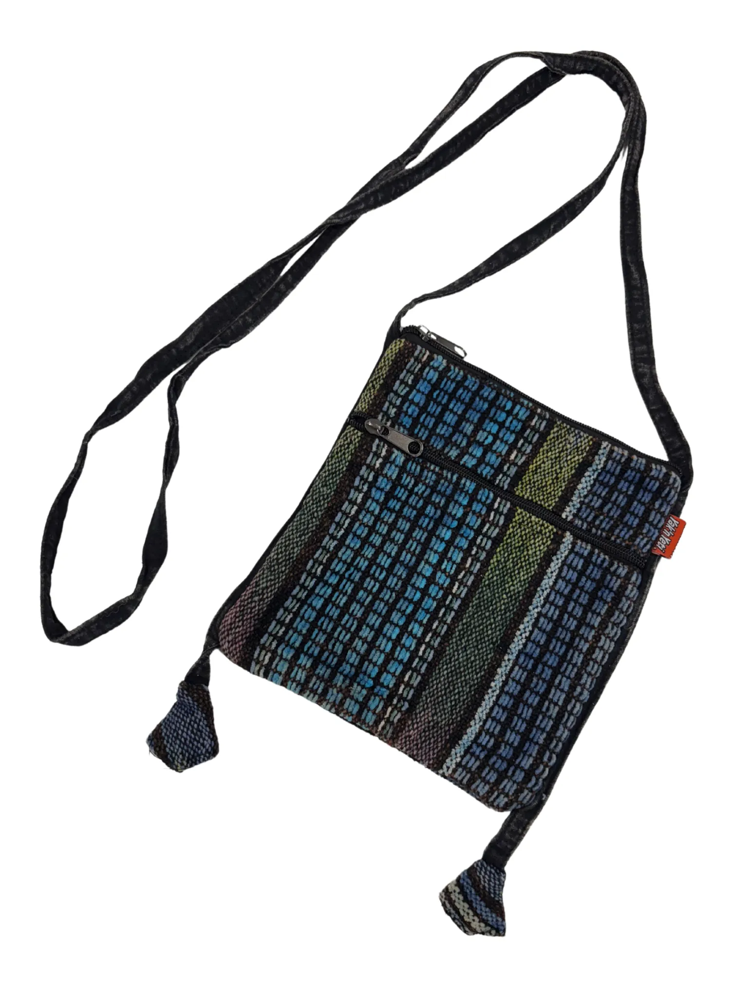 Velour passport bag