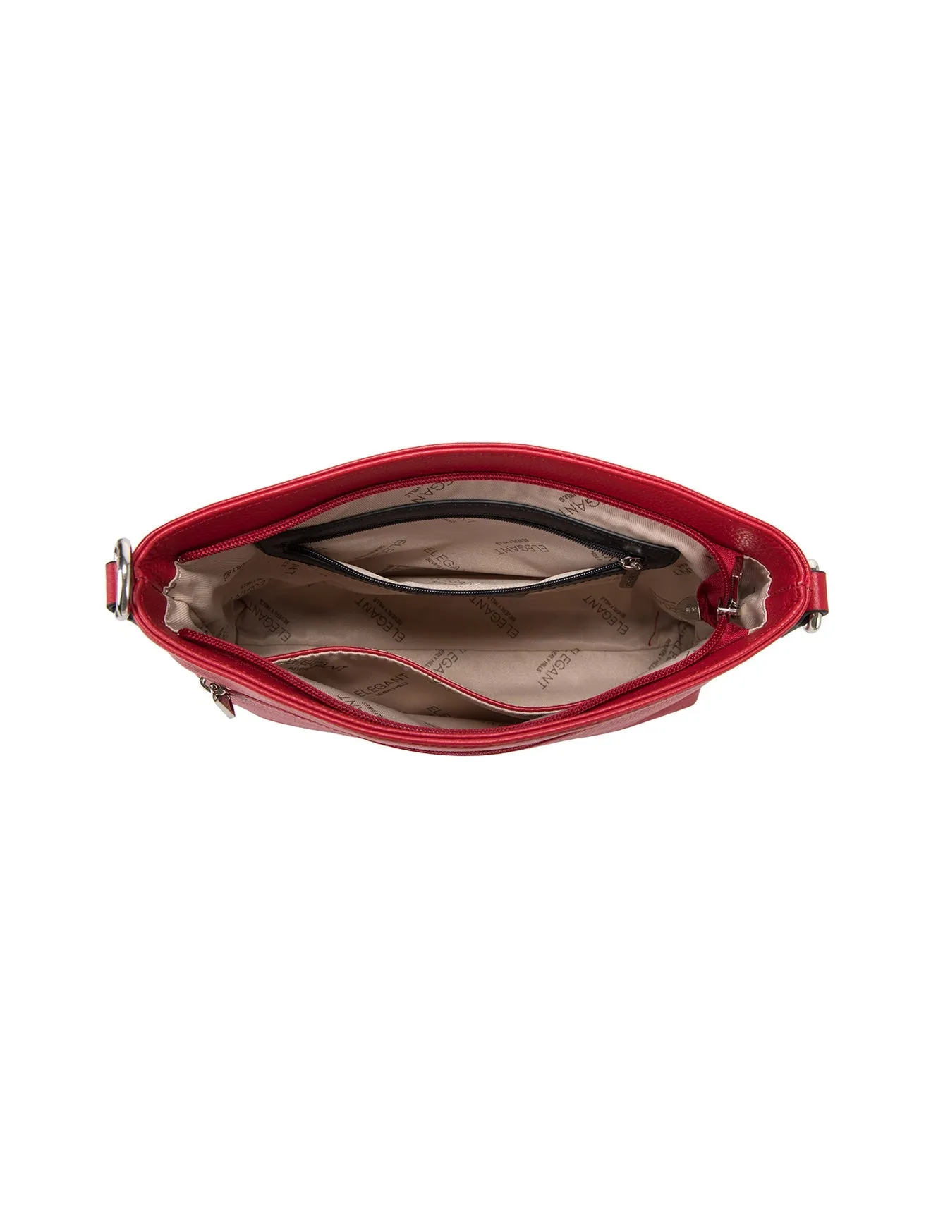 VICKY LEATHER XBODY BAG- E1-0807A-FIRE-SALE