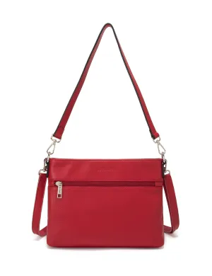 VICKY LEATHER XBODY BAG- E1-0807A-FIRE-SALE