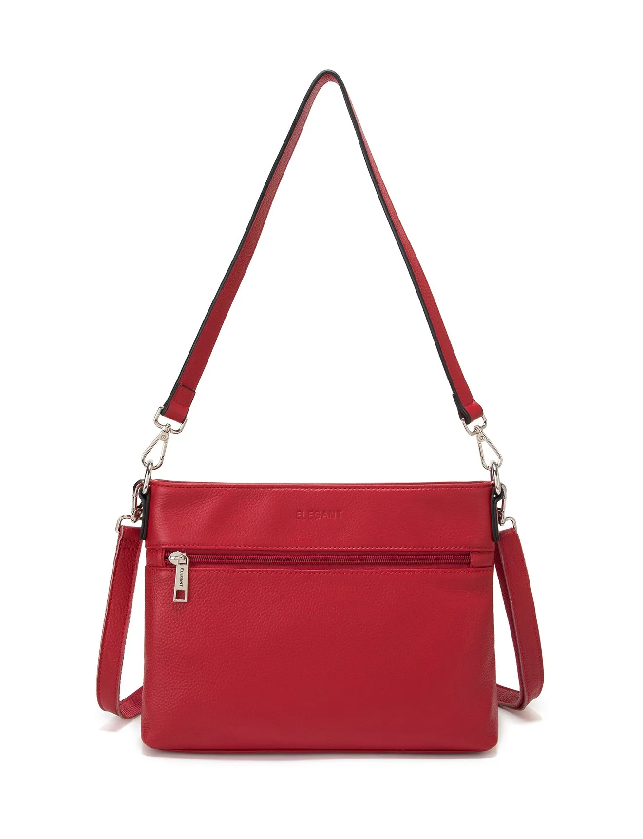 VICKY LEATHER XBODY BAG- E1-0807A-FIRE