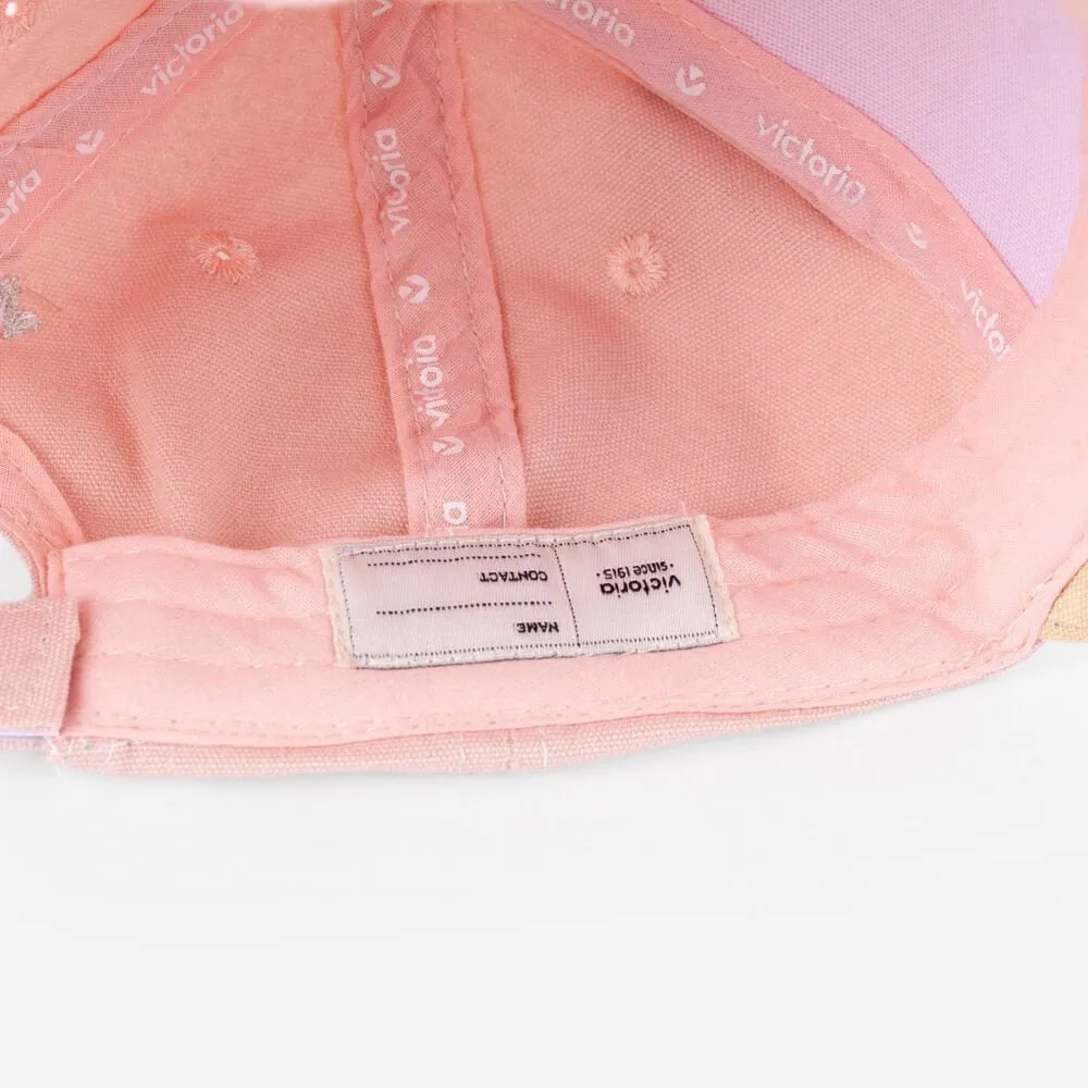 Victoria - Canvas Hat - Pink Cat