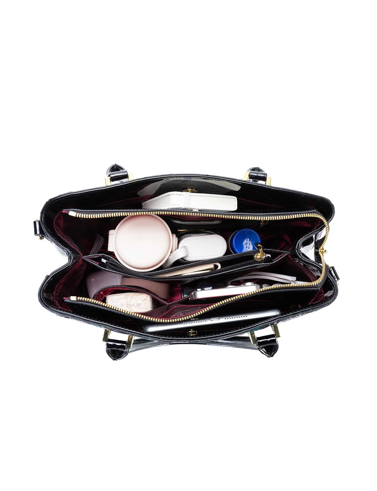 VINCENT HAND PAINTED LEATHER BAG- SN98-0820