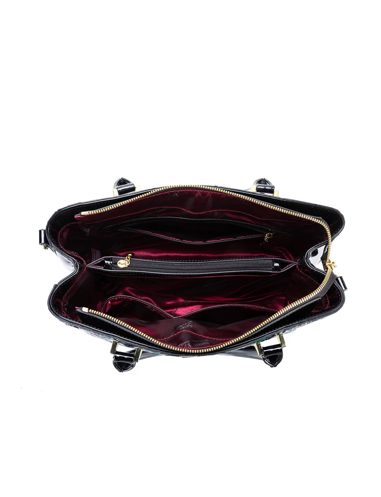 VINCENT HAND PAINTED LEATHER BAG- SN98-0820