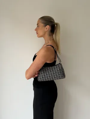 Vintage Christian Dior Monogram Shoulder Bag (2002)
