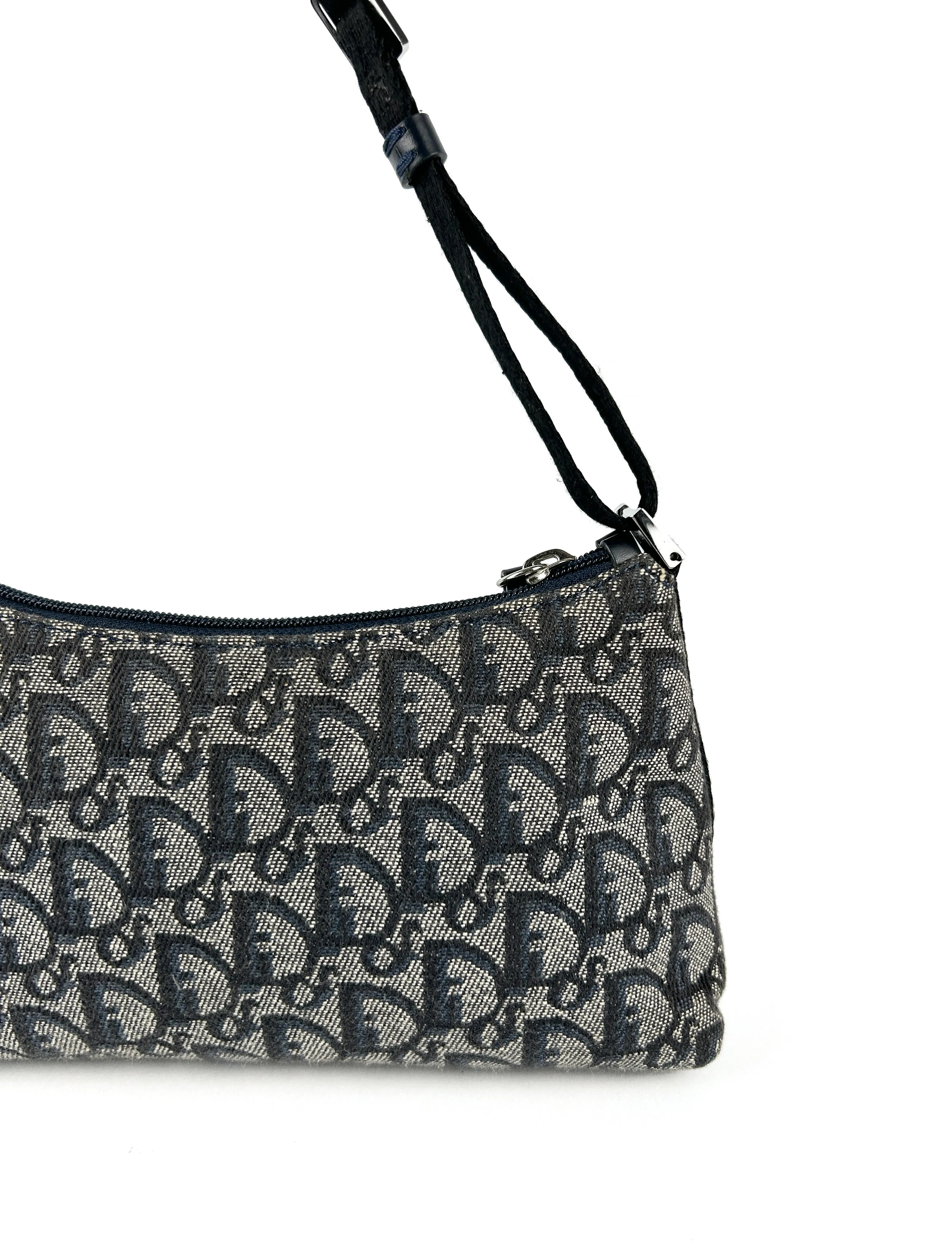 Vintage Christian Dior Monogram Shoulder Bag (2002)