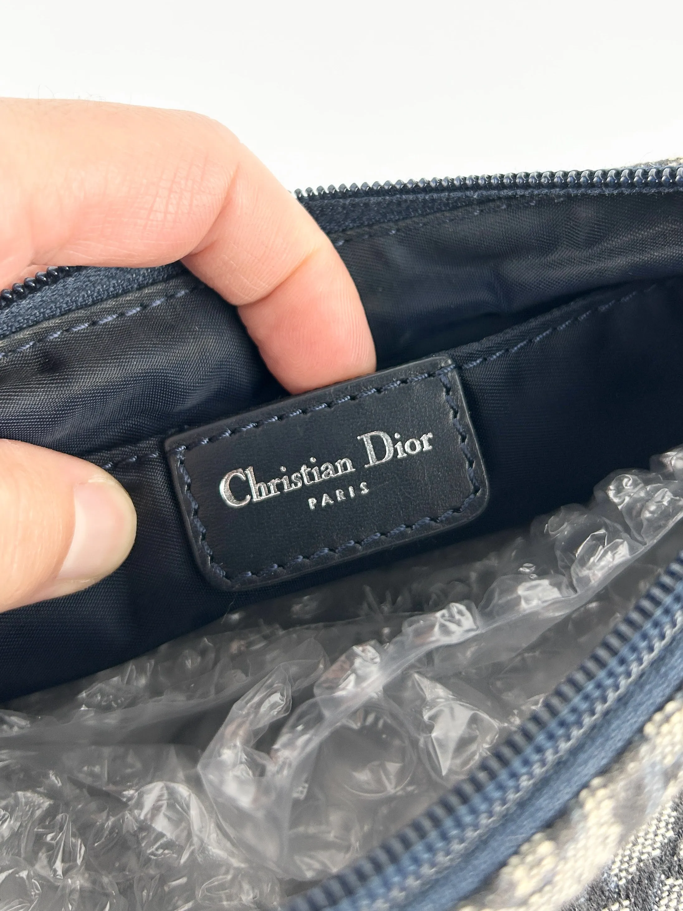 Vintage Christian Dior Monogram Shoulder Bag (2002)