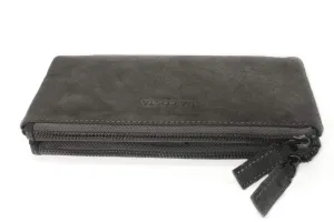 Vintage Gray Leather