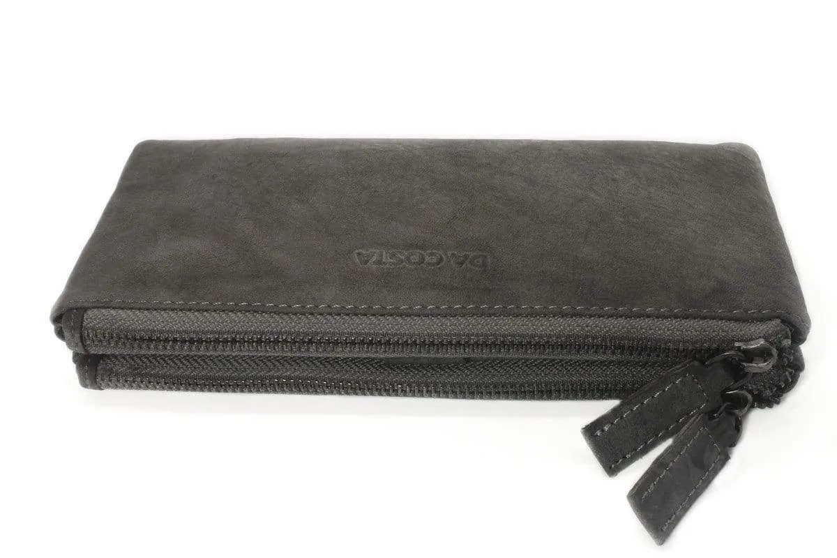 Vintage Gray Leather