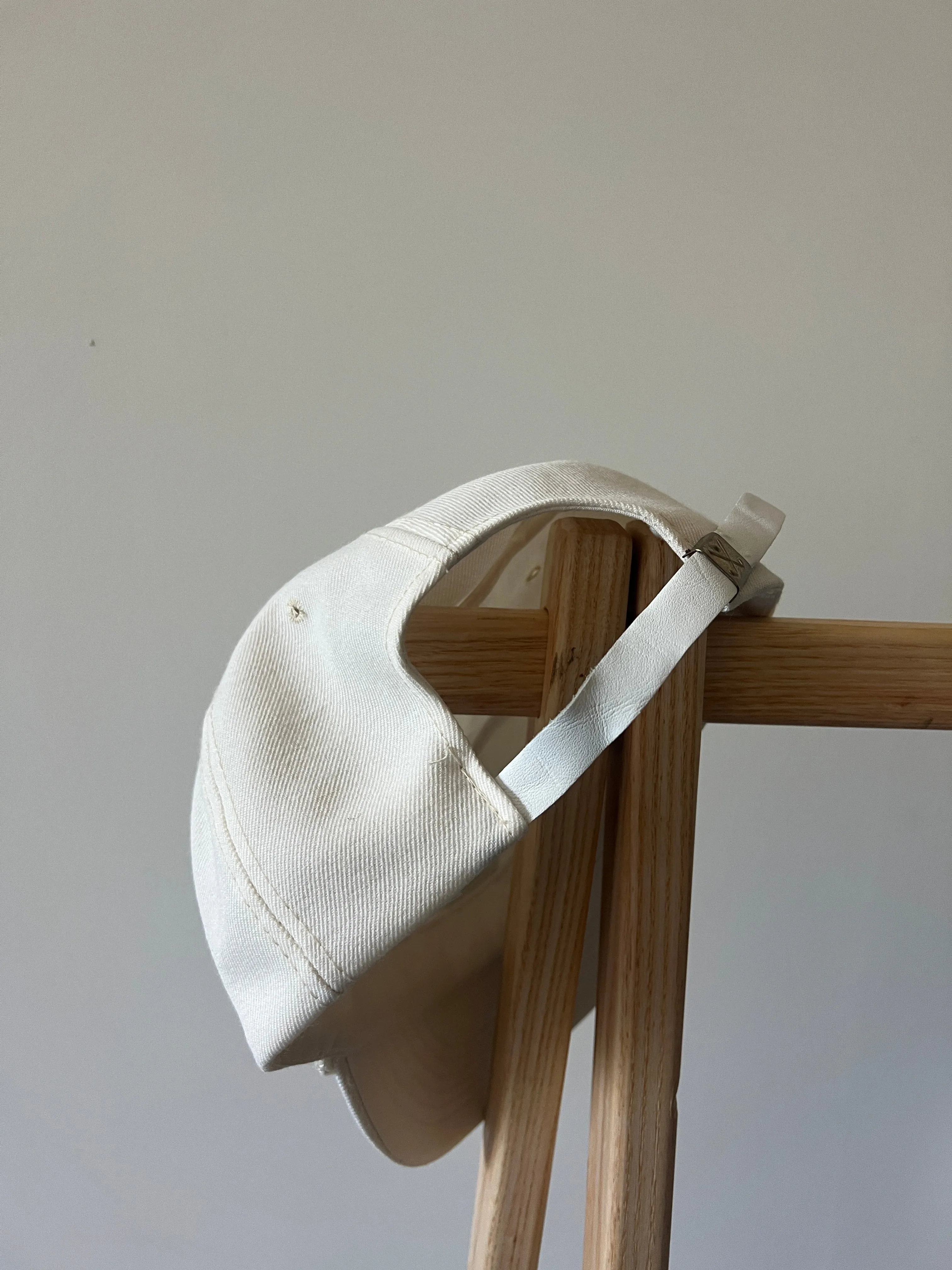 Vintage Wimbledon Leather Strap-Back Hat (circa 1980s)