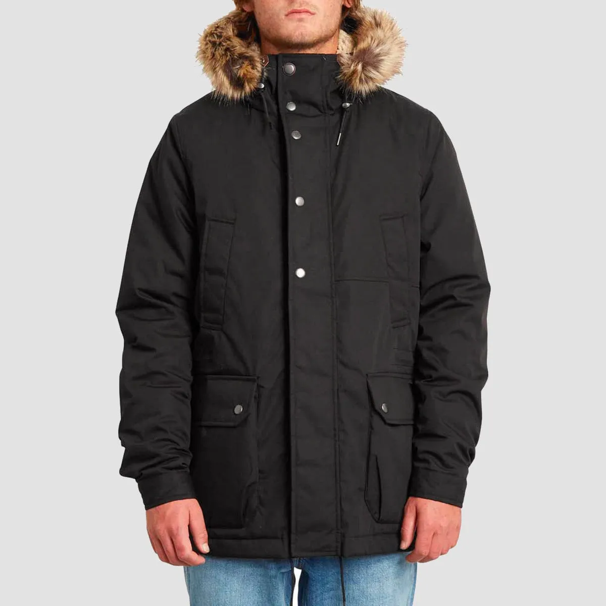 Volcom Lidward 5K Parka Jacket Black