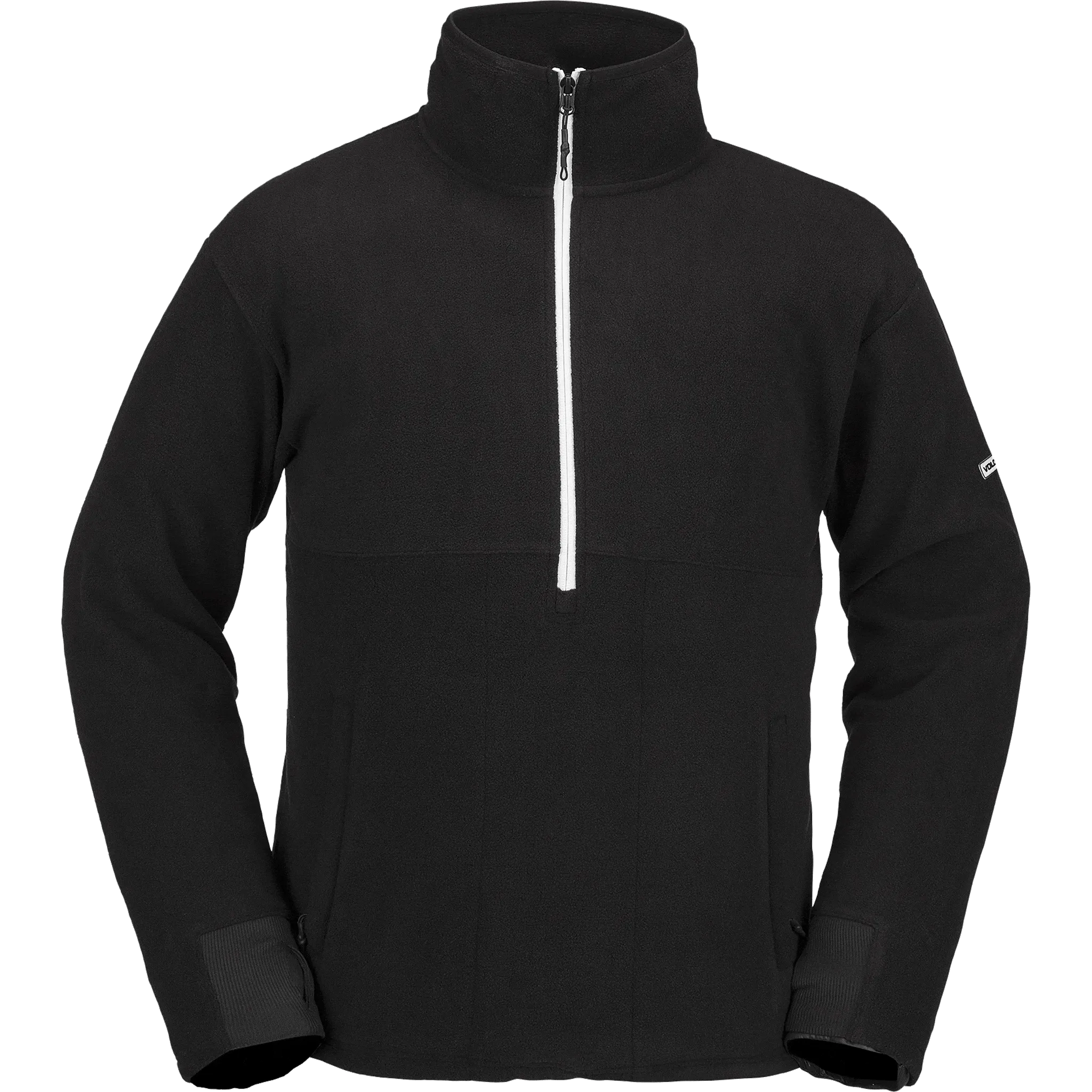 Volcom Polar Fleece Mock 1/2 Zip Black 2024