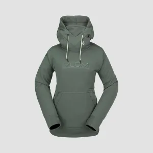 Volcom Riding Hydro Pullover Snow Hoodie Eucalyptus - Womens