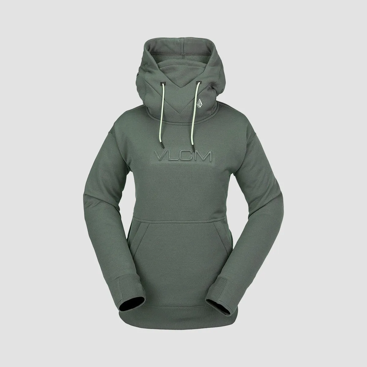 Volcom Riding Hydro Pullover Snow Hoodie Eucalyptus - Womens