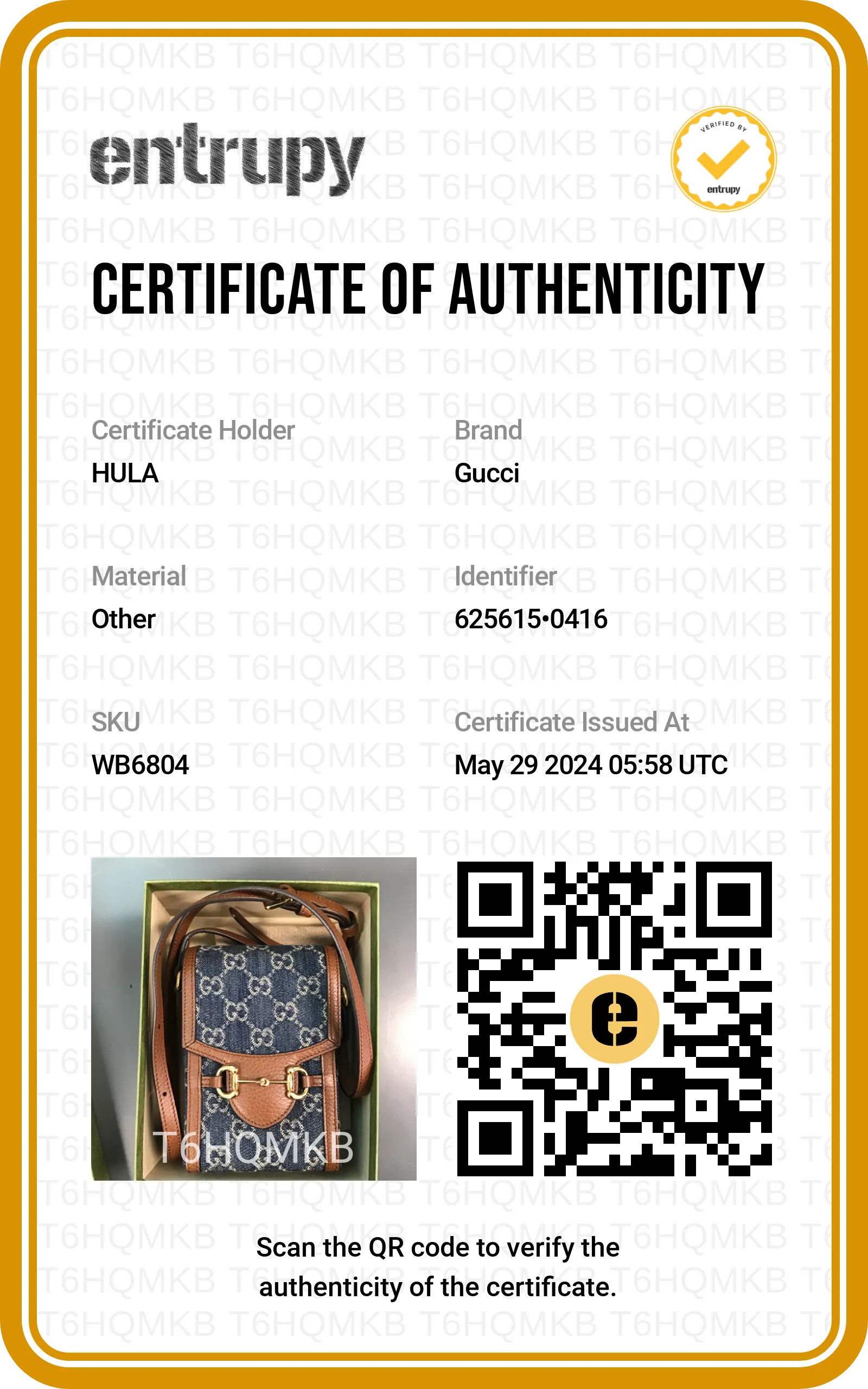 [WB6804] Gucci | Cross-Body Bag