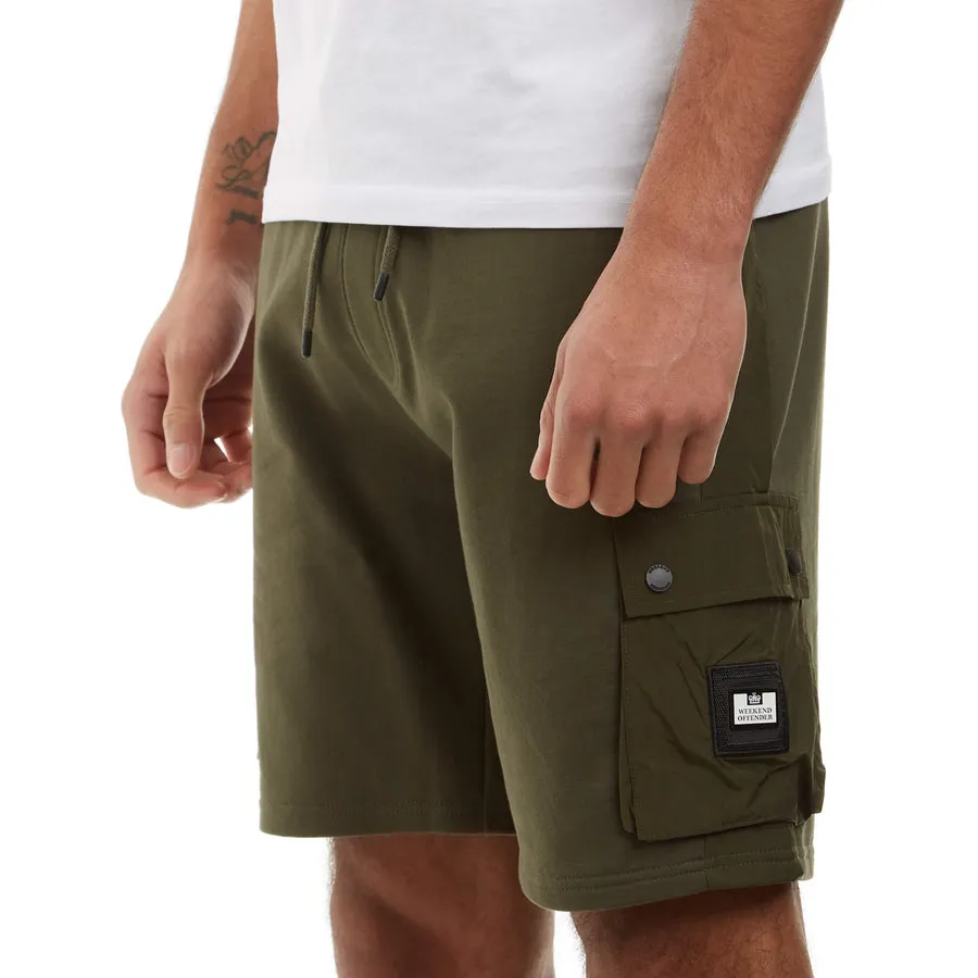 Weekend Offender Pink Sands Shorts Dark Green