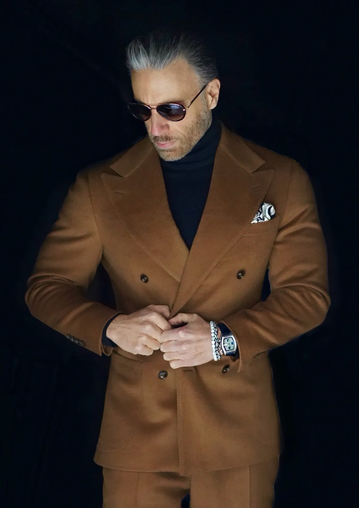 Whiskey Brown Flannel Jacket