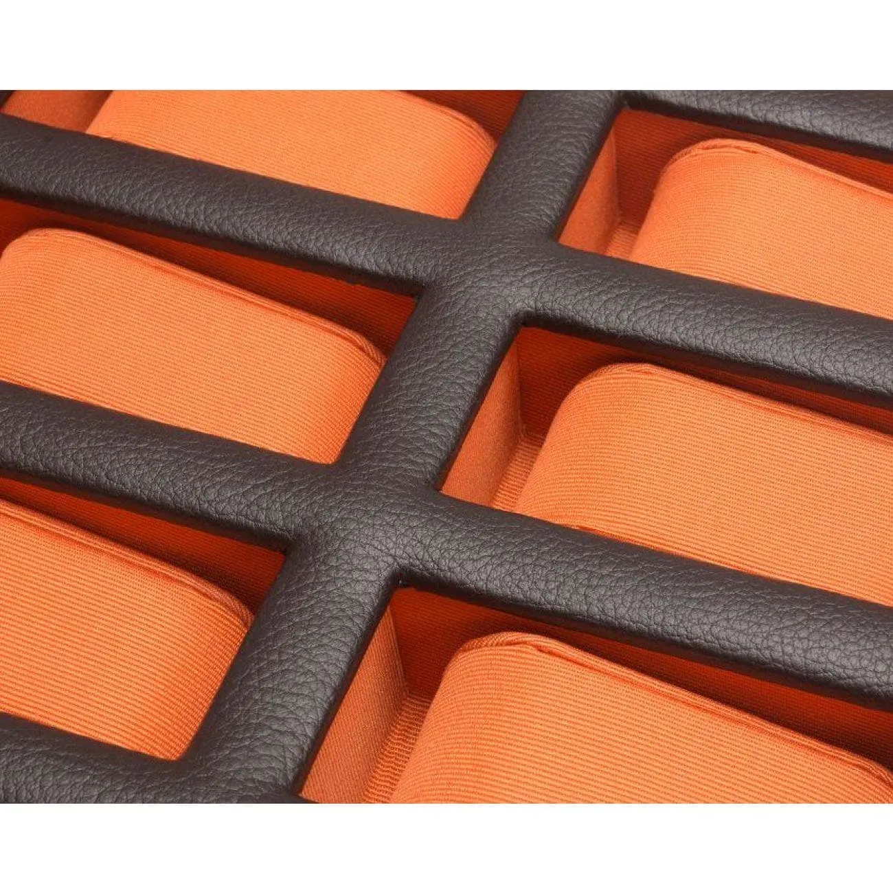 WINDSOR 10 PIECE WATCH BOX WITH DRAWER－ORANGE